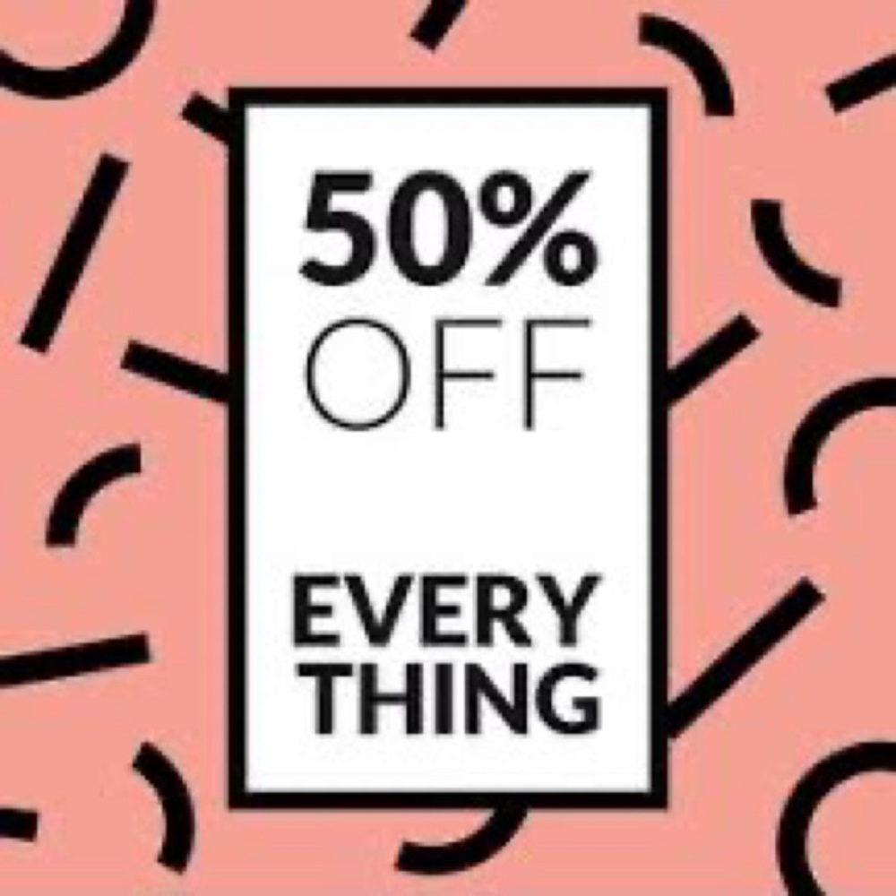 Closet closing! 50% off everything until 02/01/2022